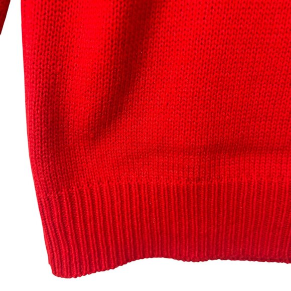 Women's Size XL Heart Sweater with Side Slits GUC - Picture 6 of 10